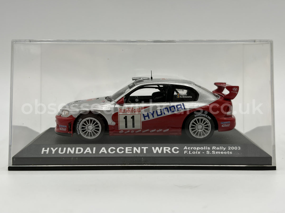 1/43 2003 Hyundai Accent WRC - Monte Carlo Rally - Loix / Smeets | Model Rally Car