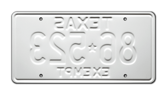 86 523 - Smokey & the Bandit - Sherrif Buford T. Justice's Pontiac LeMans | License Plate