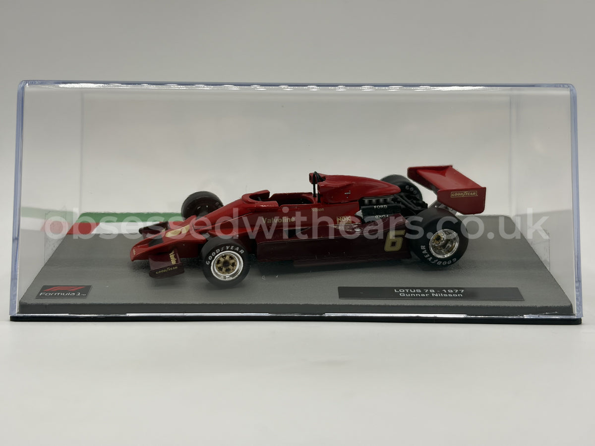 1/43 1977 Lotus 78 - Gunnar Nilsson | Model F1 Car