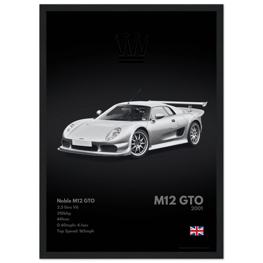 Noble M12 GTO Poster - Monochrome Collection