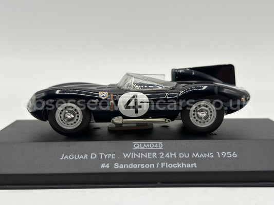 1/43 1956 Jaguar D-Type - Sanderson / Flockhart - Quartzo | Model Le Mans Car