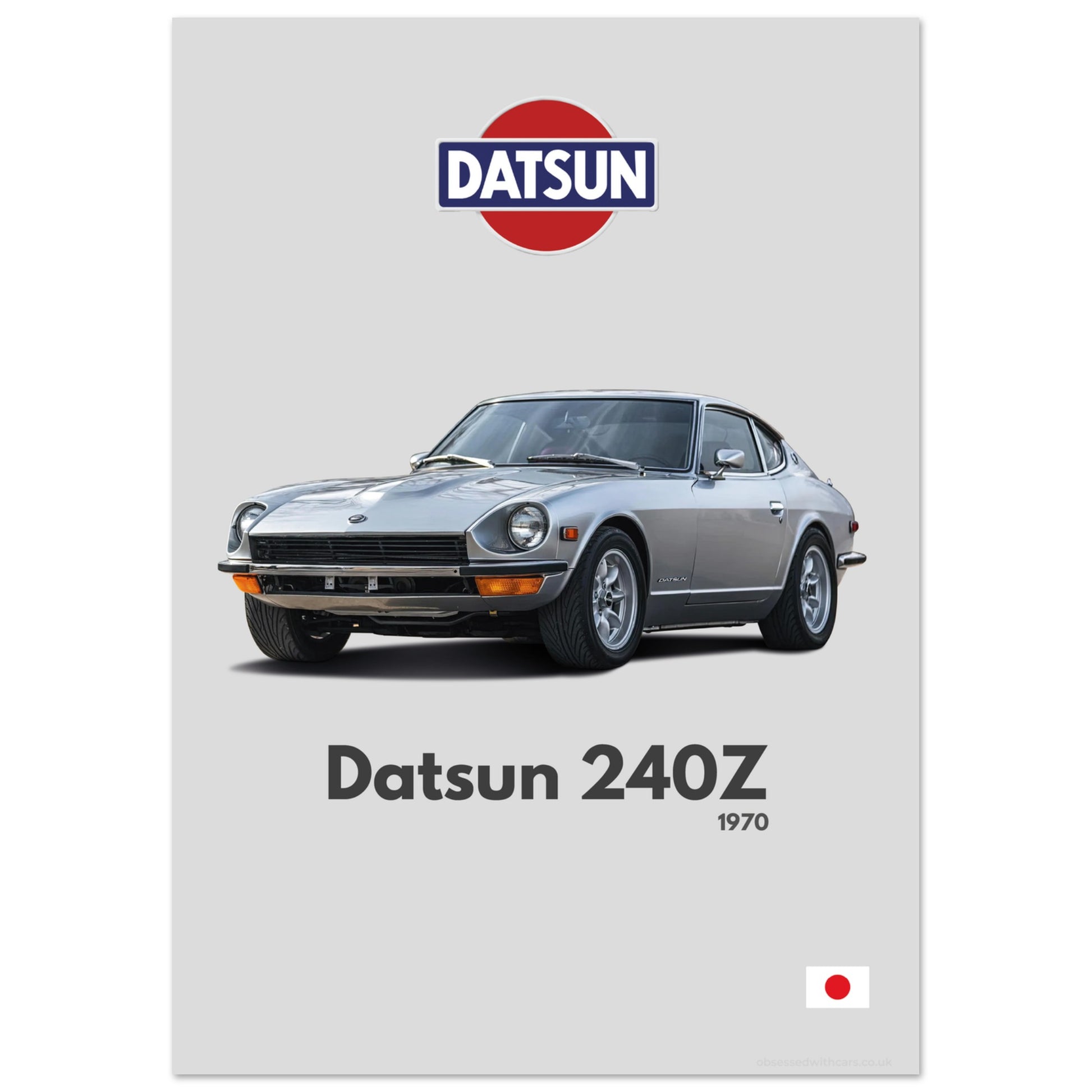 Datsun 240Z Poster - Minimalist Collection