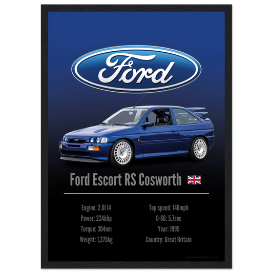 Ford Escort RS Cosworth Poster - Accent Collection