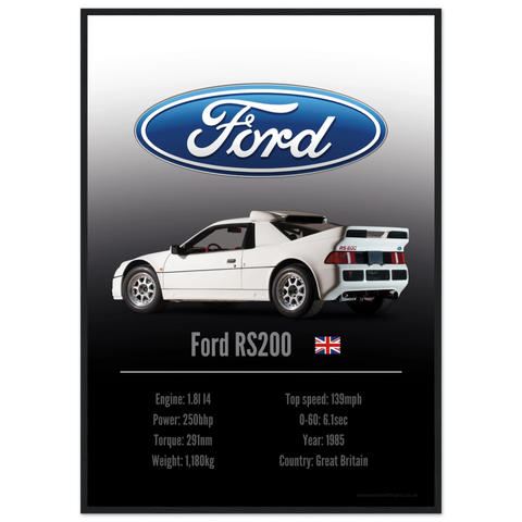 030 Ford RS200 Poster - Accent Collection