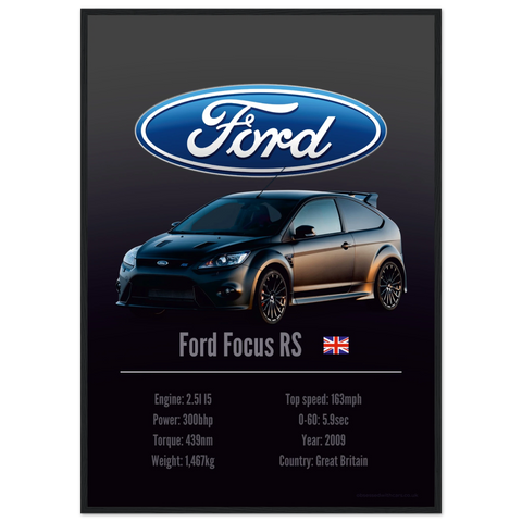 120 Ford Focus RS Poster - Accent Collection