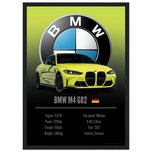 BMW M4 G82 Poster - Accent Collection