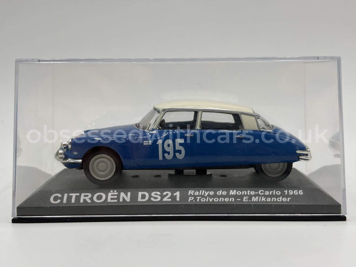 1/43 1966 Citroen DS21 - Monte Carlo Rally - Toivonen / Mikander | Model Rally Car