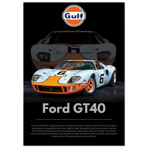 650 Ford GT40 Poster