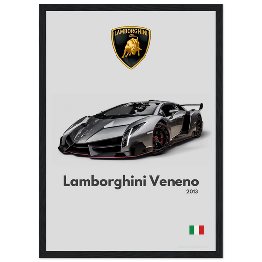 Lamborghini Veneno Poster - Minimalist Collection