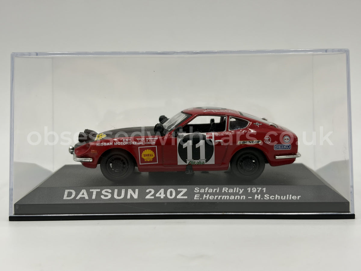 1/43 1971 Datsun 240Z - Safari Rally - Herrmann / Schuller | Model Rally Car