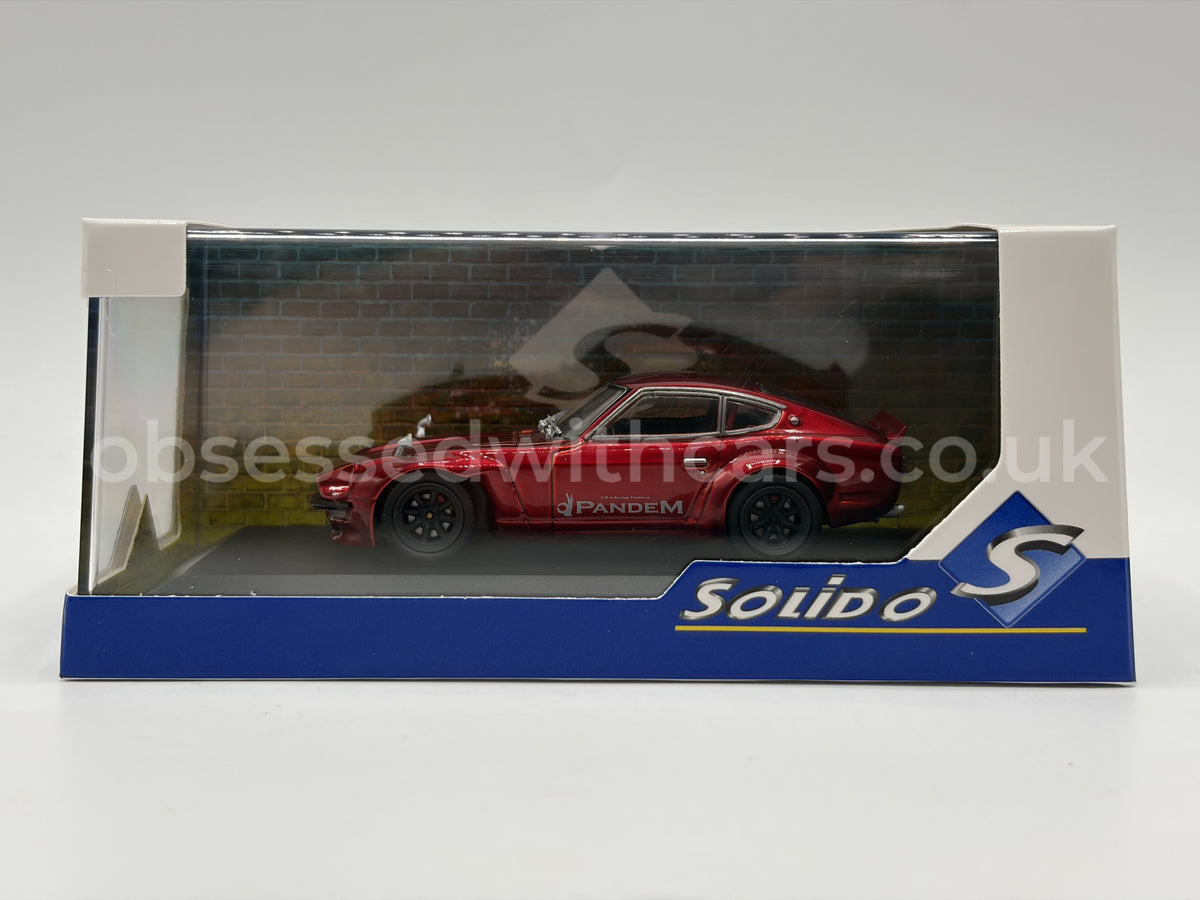 1/43 1973 Pandem Datsun 240Z Rocket Bunny - Red - Solido | Model Car
