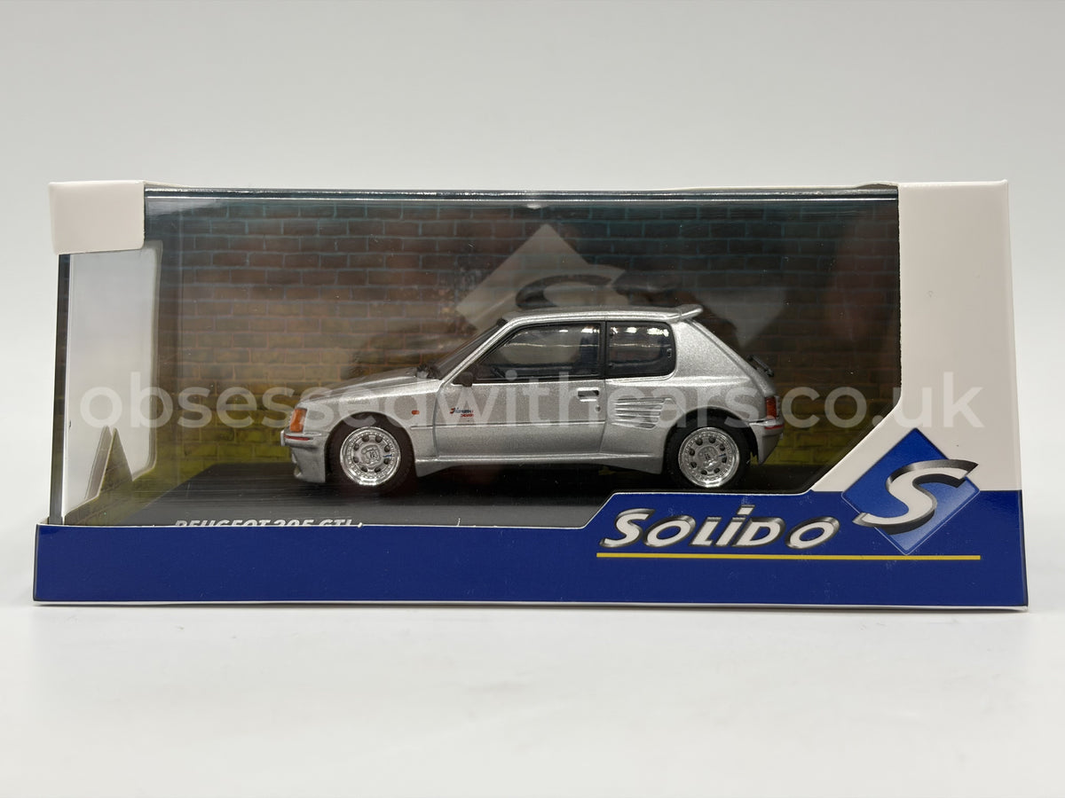 1/43 1992 Peugeot 205 GTI with Dimma Bodykit - Gris Futura - Solido | Model Car