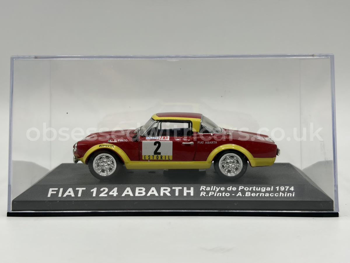 1/43 1974 Fiat 124 Abarth - Rallye de Portugal - Pinto / Bernacchini | Model Rally Car