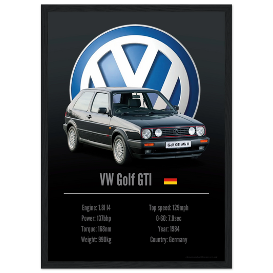 Volkswagen Golf GTI Poster - Accent Collection