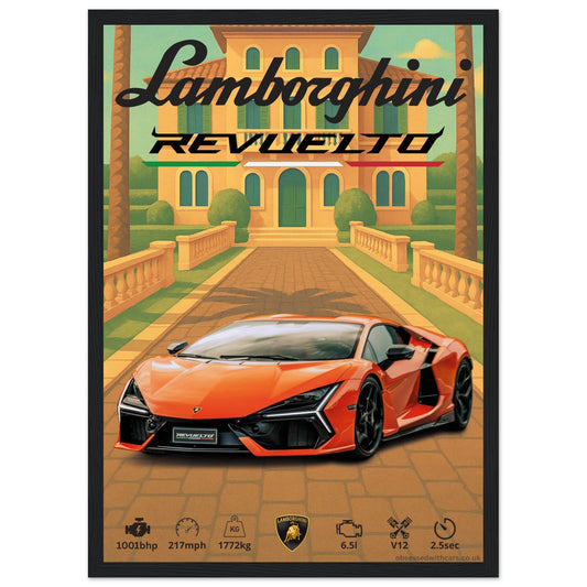 Lamborghini Revuelto Poster - Abstract Collection