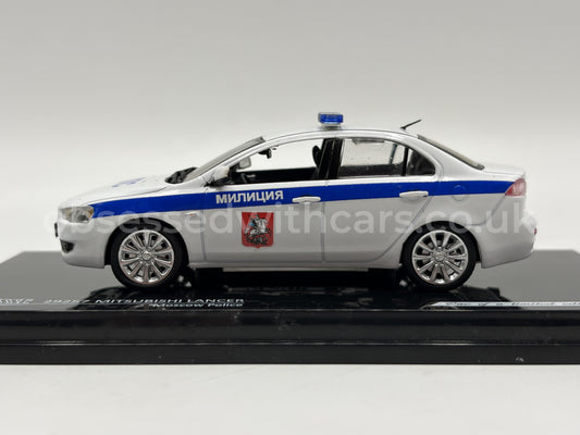 1/43 2009 Mitsubishi Lancer - Moscow Police | Model Police Car