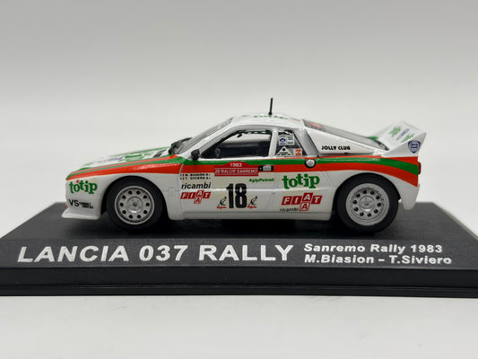 1/43 1983 Lancia 037 Rally - Sanremo Rally - Biasion / Siviero | Model Rally Car