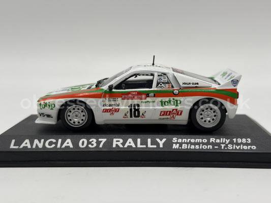 1/43 1983 Lancia 037 Rally - Sanremo Rally - Biasion / Siviero | Model Rally Car