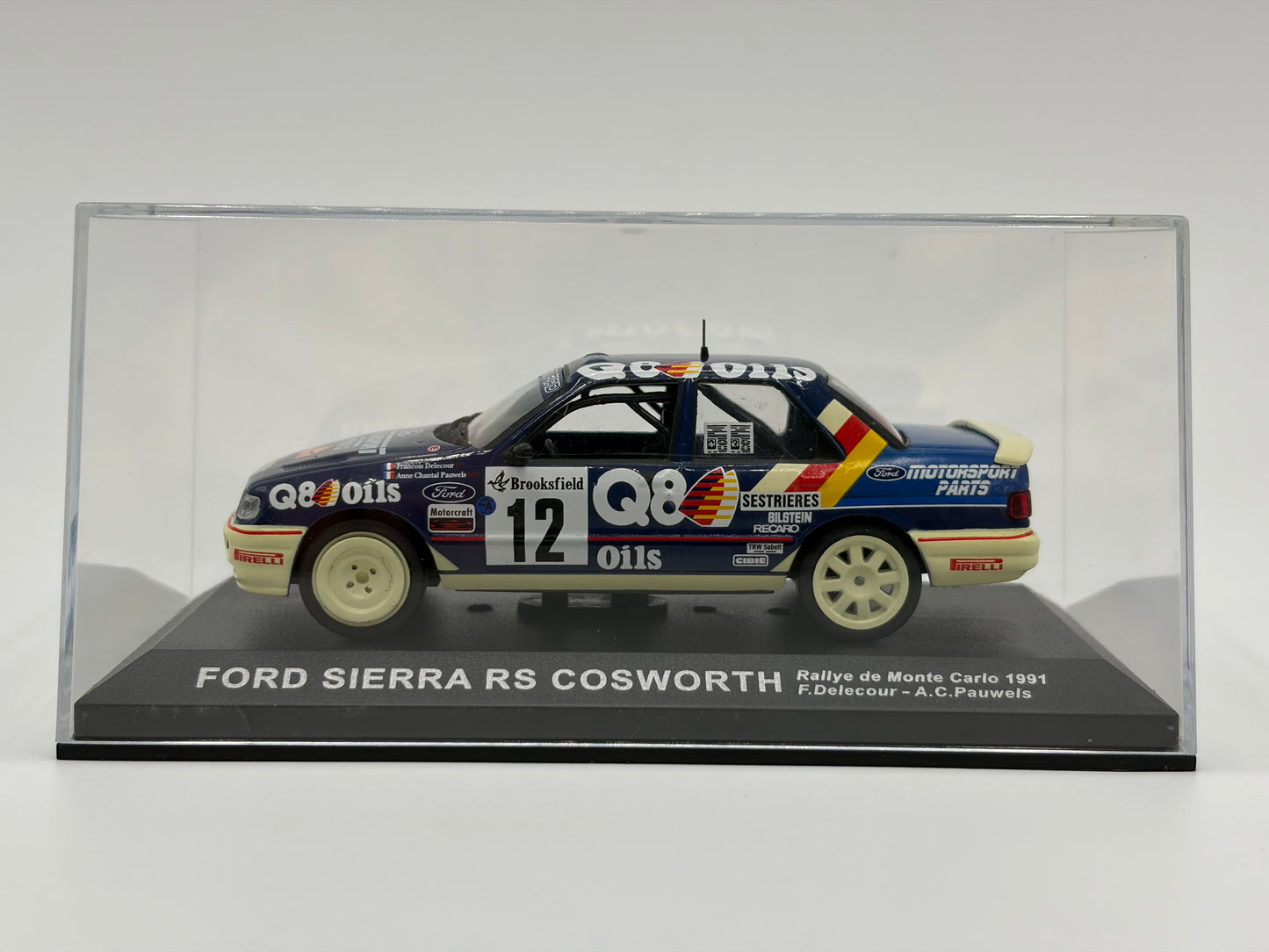 1/43 1991 Ford Sierra RS Cosworth - Monte Carlo Rally - Delecour / Pauwels | Model Rally Car
