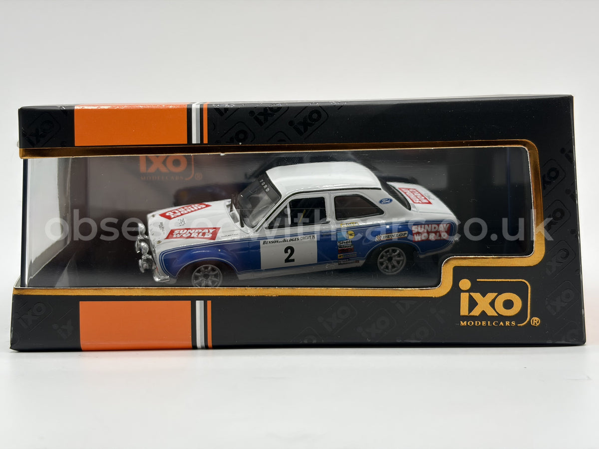 1/43 1975 Ford Escort MK1 RS1600 - Circuit of Ireland - Coleman / Phelan | Model Rally Car