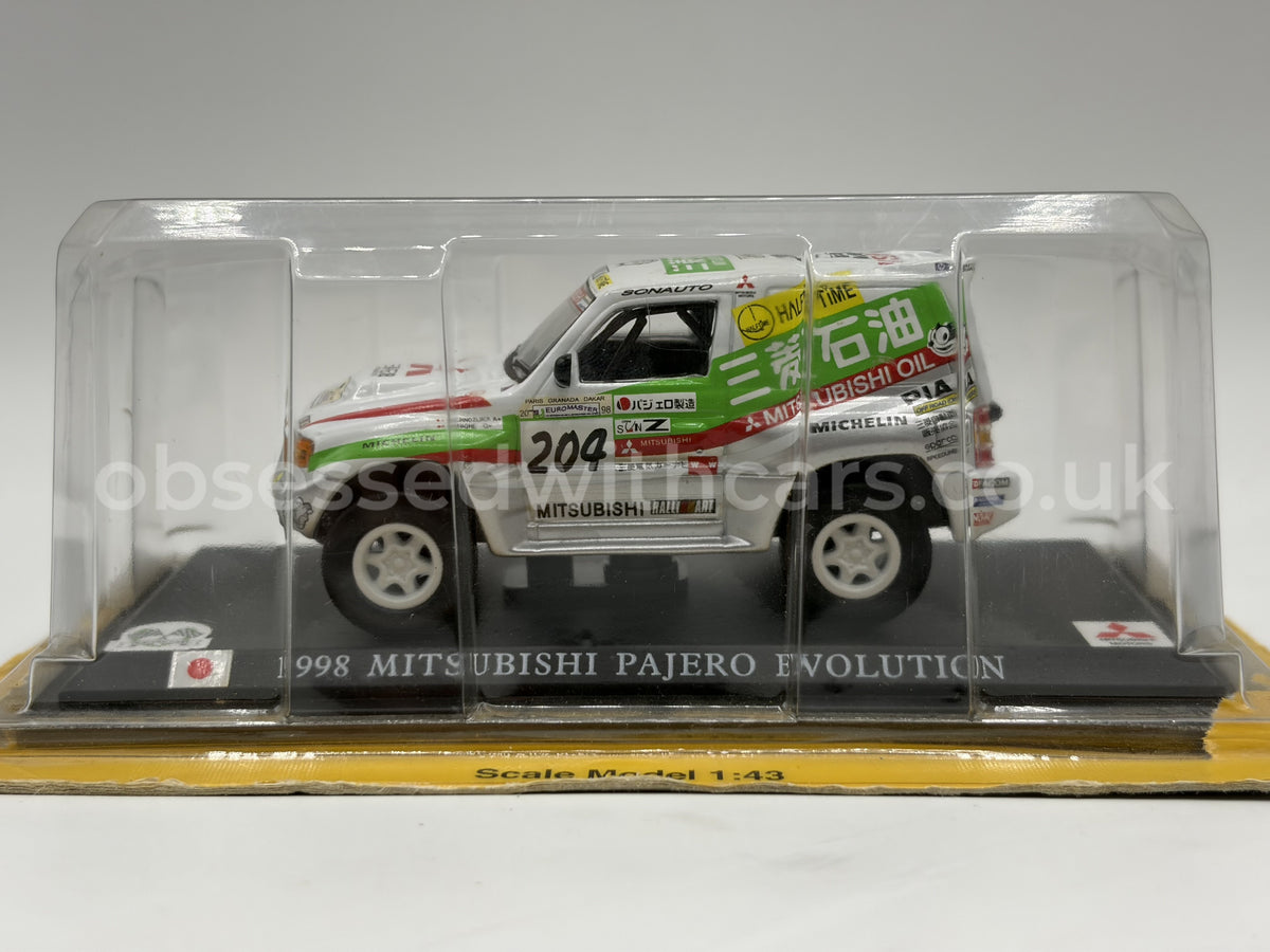 1/43 1998 Mitsubishi Pajero Evo - Paris-Granada-Dakar Rally - Shinozuka / Magne | Model Car