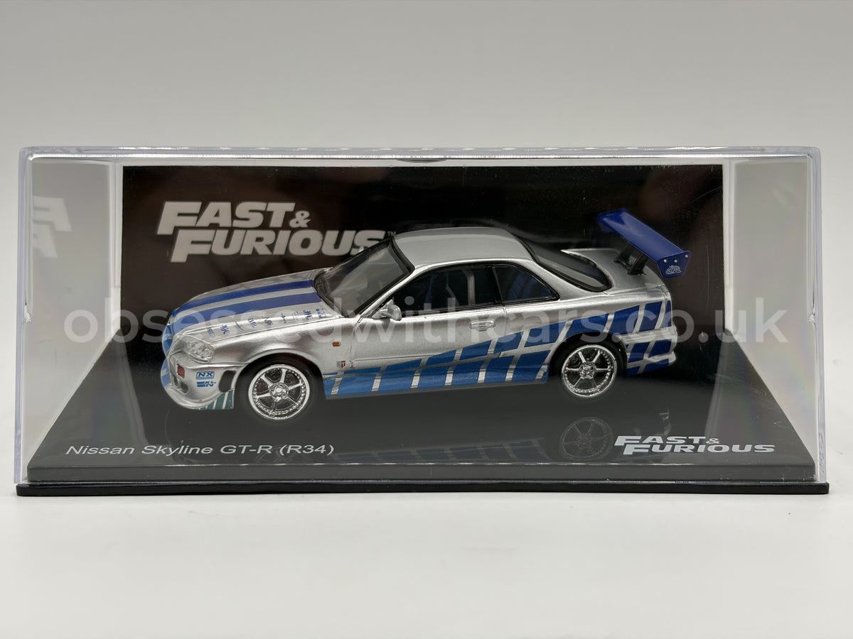 1/43 1999 Nissan Skyline GT-R R34 - Fast & Furious | Model Car