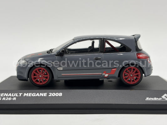 1/43 2008 Renault Megane RS R26-R - Grey - Solido | Model Car