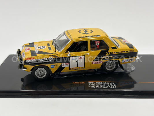 1/43 1974 Opel Ascona A - Rally Portugal - Warmbold / Todt | Model Rally Car