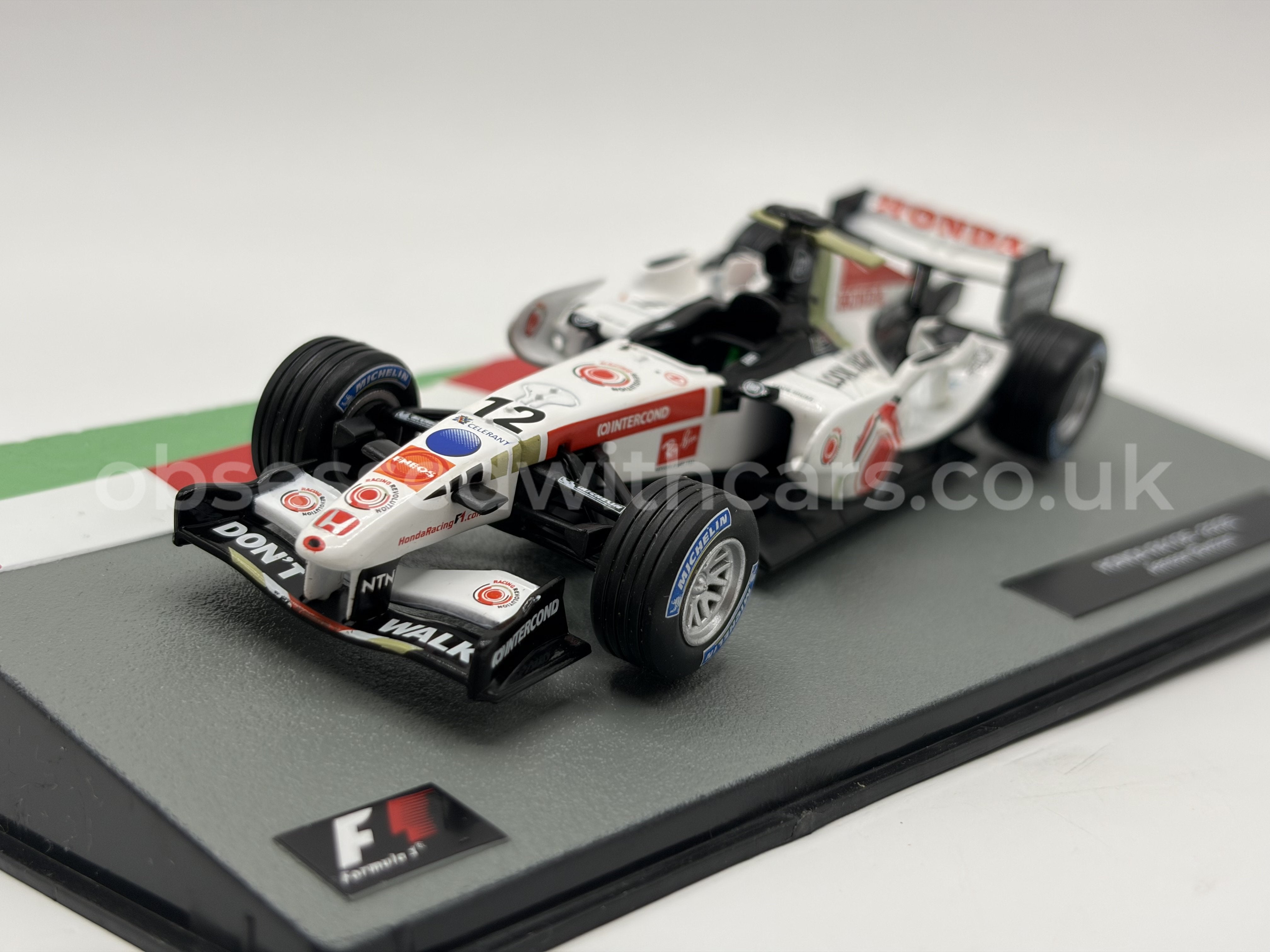 1/43 2006 Honda RA106 - Jenson Button | Model Car - Obsessed With Cars