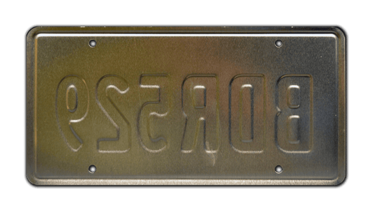BDR 529 - Blues Brothers - Dodge Monaco Bluesmobile | License Plate