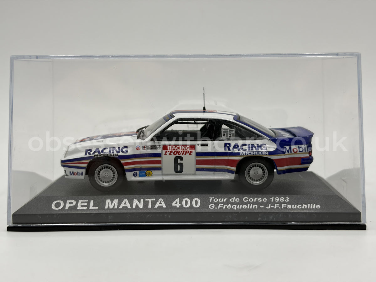 1/43 1983 Opel Manta 400 - Tour de Corse - Frequelin / Fauchille | Model Rally Car