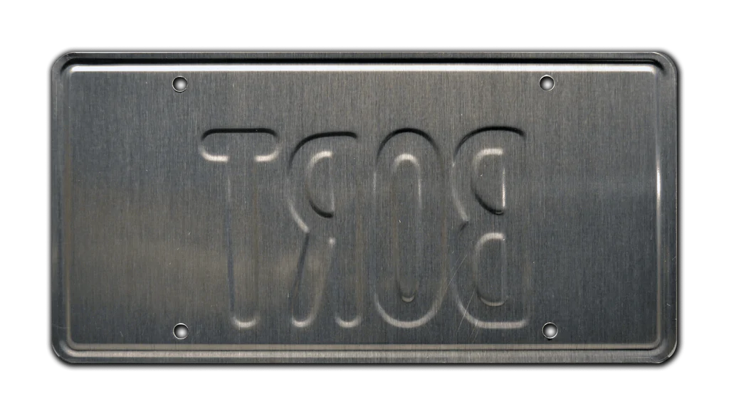 BORT - The Simpsons - Itchy & Scratchy Land | License Plate