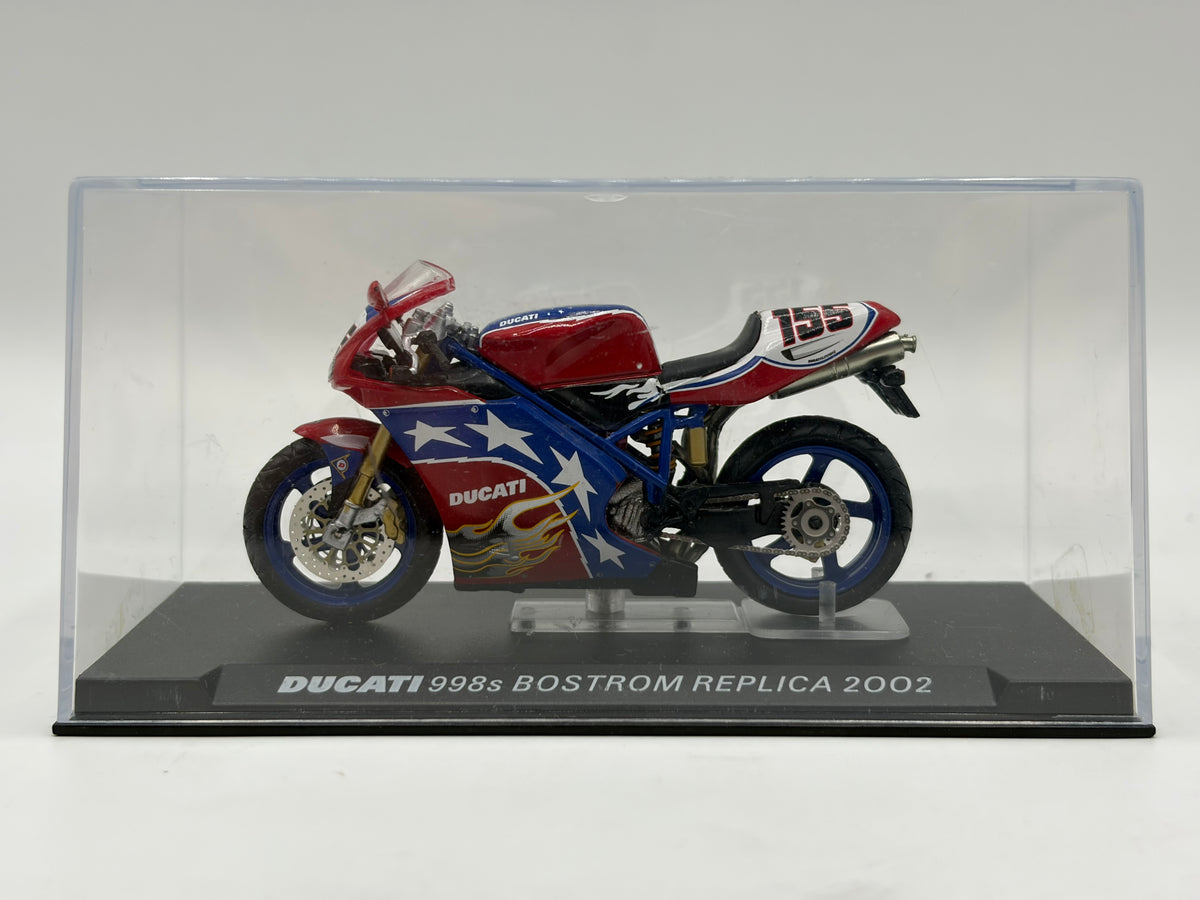 1/24 2002 Ducati 998S - Bostrom Replica | Racing Bike Model
