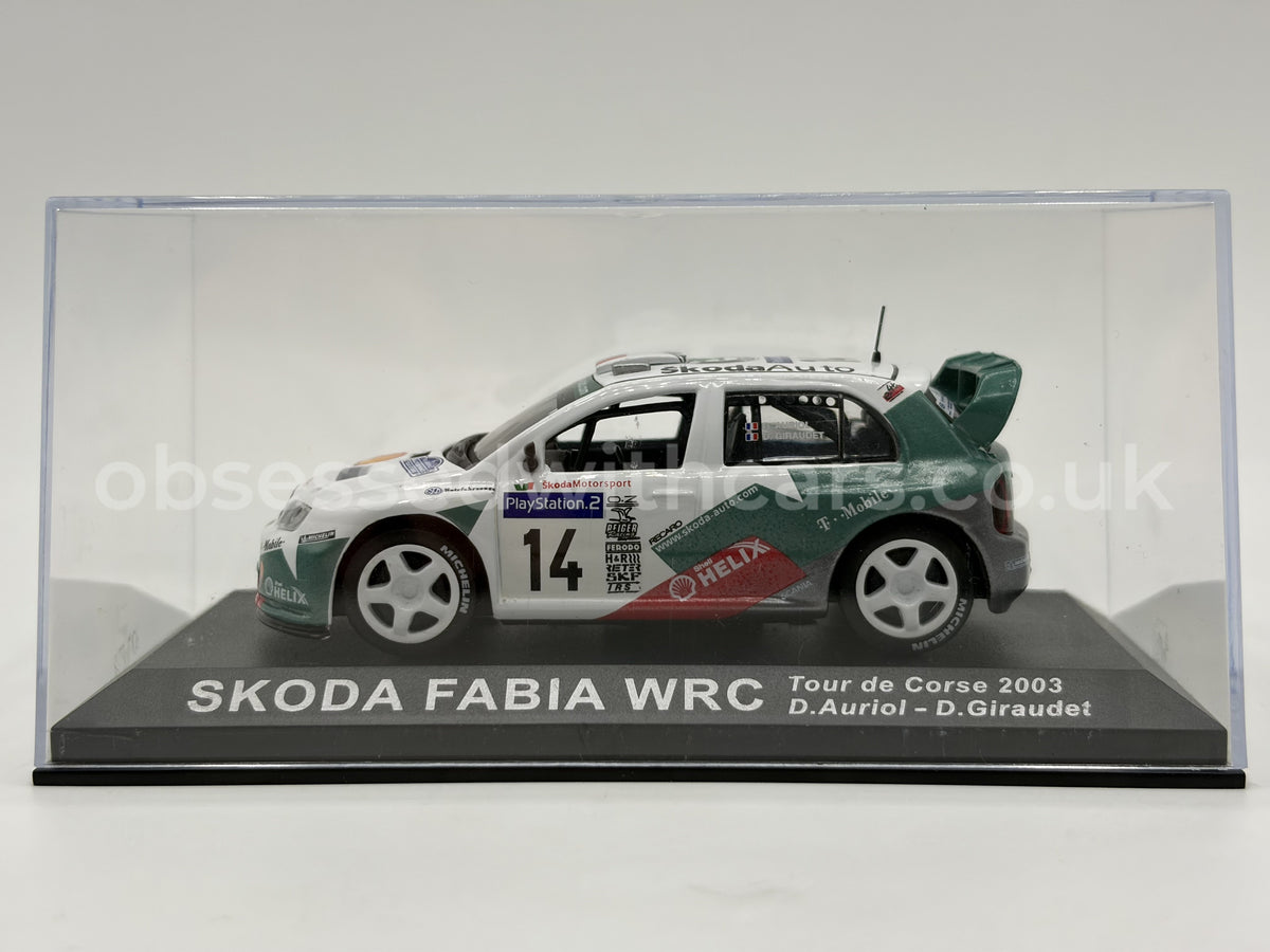 1/43 2003 Skoda Fabia WRC - Tour de Corse - Auriol / Giraudet | Model Rally Car