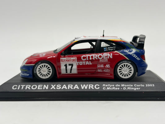 1/43 2003 Citroën Xsara WRC - Monte Carlo Rally - McRae / Ringer | Model Rally Car