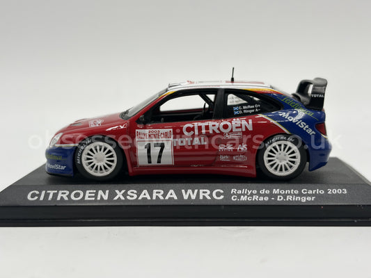 1/43 2003 Citroën Xsara WRC - Monte Carlo Rally - McRae / Ringer | Model Rally Car