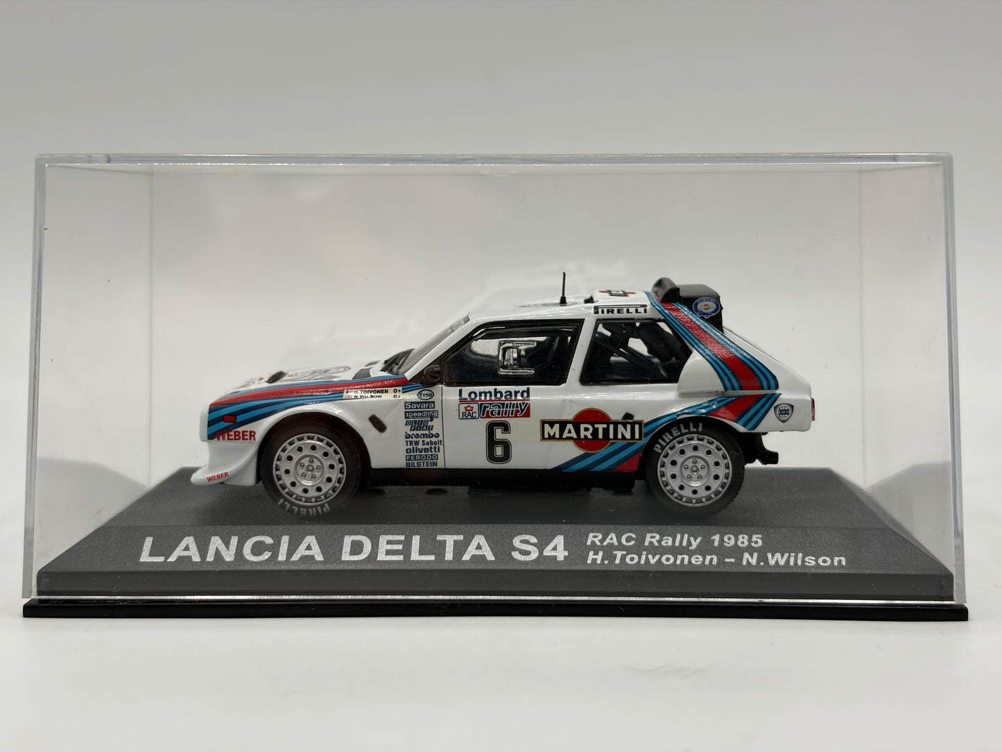 1/43 1985 Lancia Delta S4 - RAC Rally - Toivonen / Wilson | Model Rally Car