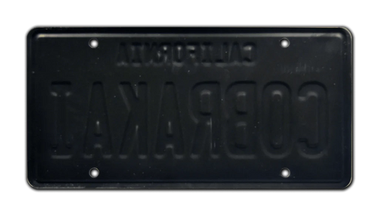 COBRAKAI - Cobra Kai - Heisenberg's Volvo 240 | License Plate