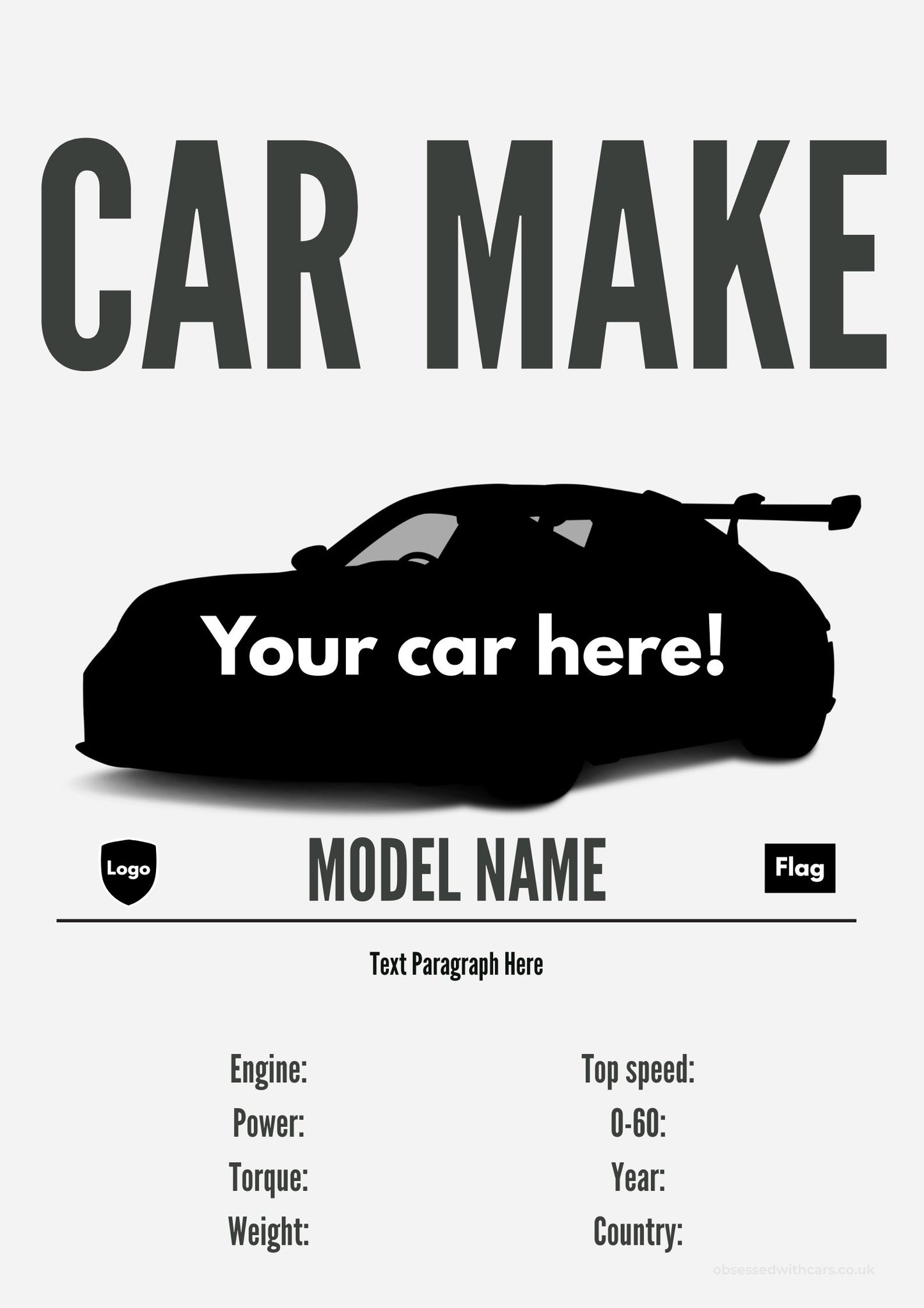 001 Custom Car Wall Art - Your Own Car