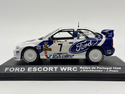 1/43 1998 Ford Escort WRC - Rallye de Portugal - Kankkunen / Repo | Model Rally Car