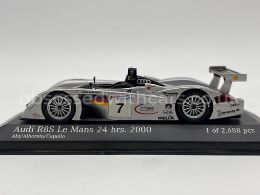 1/43 2000 Audi R8S - Abt / Alboreto / Capello - Minichamps | Model Le Mans Car