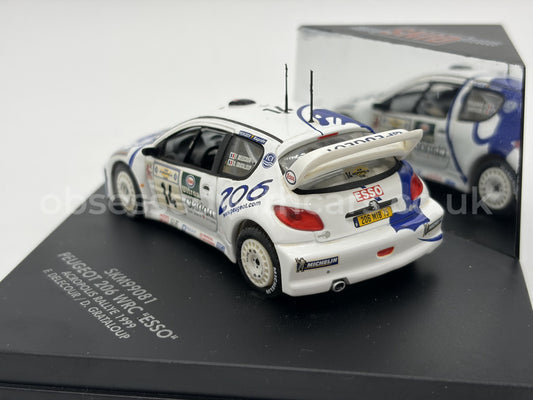 1/43 1999 Peugeot 206 WRC - Acropolis Rallye - Delecour / Grataloup - Skid