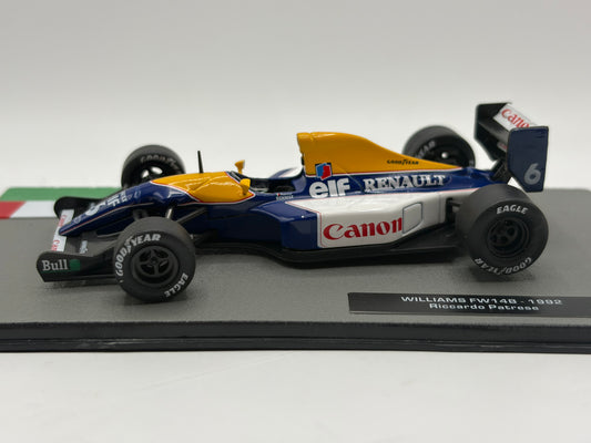 1/43 1992 Williams FW14B - Riccardo Patrese | Model F1 Car