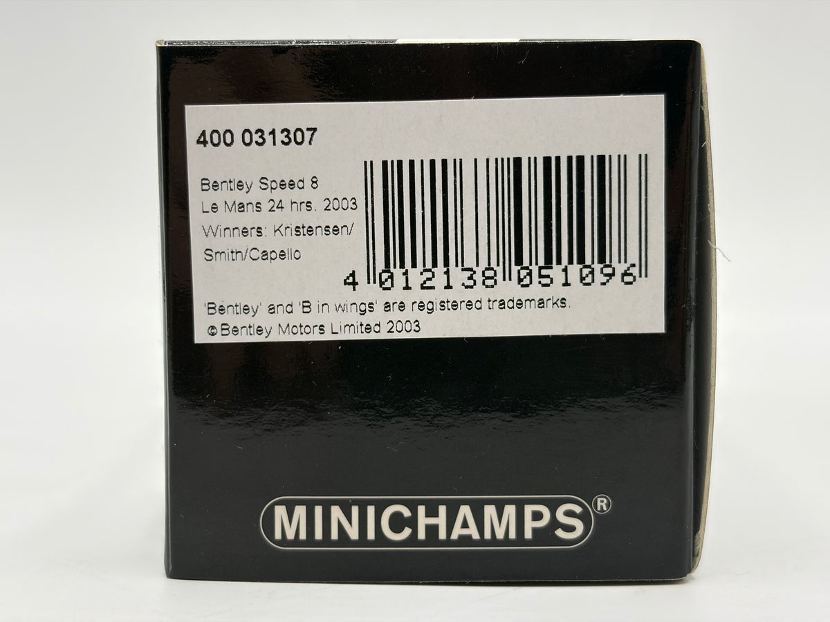 1/43 2003 Bentley Speed 8 - Kristensen / Smith / Capello - Minichamps | Model Le Mans Car