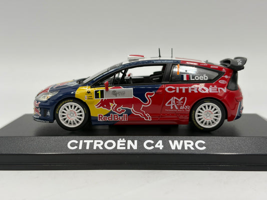 1/43 2008 Citroen C4 WRC - Tour de Corse - Sebastien Loeb - Norev | Model Rally Car