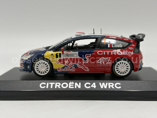 1/43 2008 Citroen C4 WRC - Tour de Corse - Sebastien Loeb - Norev | Model Rally Car