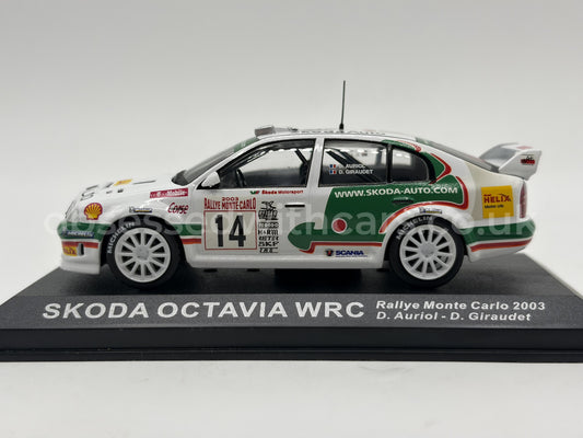 1/43 2003 Skoda Octavia WRC - Monte Carlo Rally - Auriol / Giraudet | Model Rally Car
