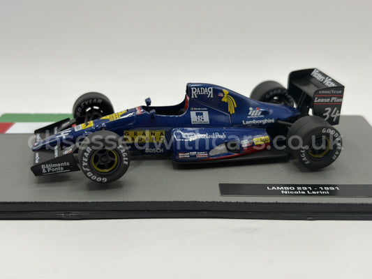 1/43 1991 Lambo 291 - Nicola Larini | Model F1 Car