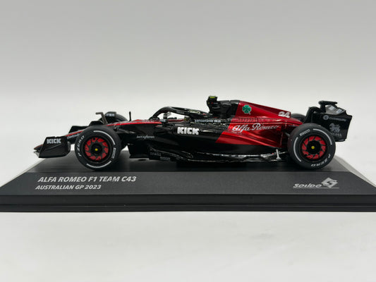 1/43 2023 Alfa Romeo C43 - Zhou Guanyu - Spanish GP | Model F1 Car