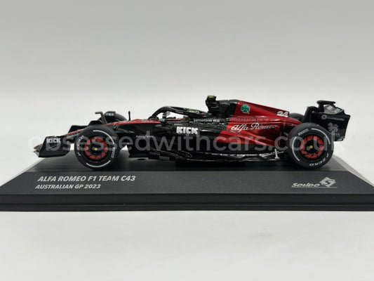 1/43 2023 Alfa Romeo C43 - Zhou Guanyu - Spanish GP | Model F1 Car